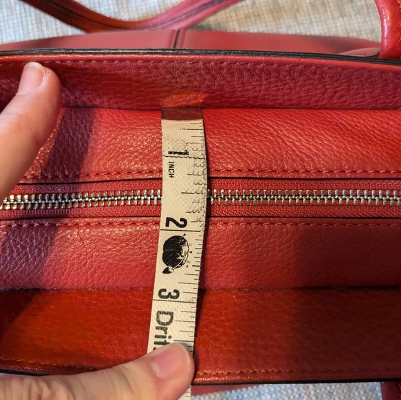 Tumi Leather Tote Shoulder Bag Like with Dust Bag - Picture 6 of 16